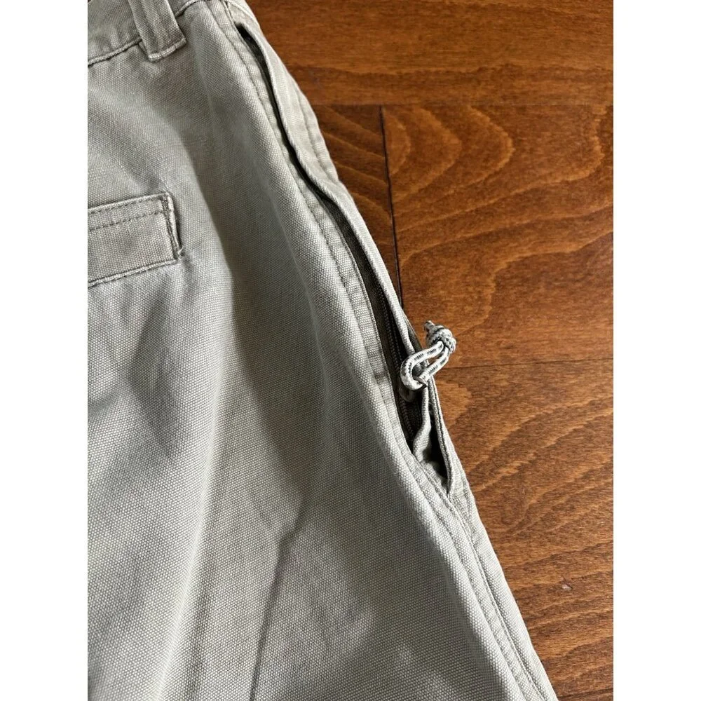 Columbia Men's Khaki Outdoor Dark Beige Pants Big‎ & Tall Sz 42 Knit Pockets